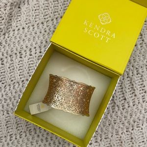 Kendra Scott Candice Cuff Bracelet rose gold and gold